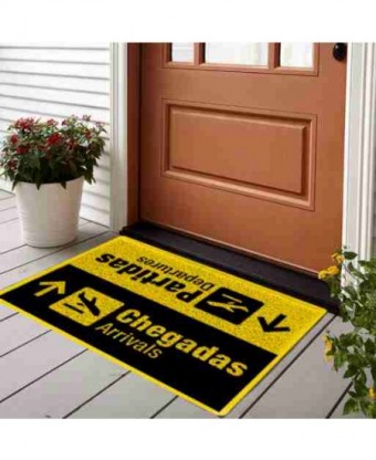 11010 TAPETE CAPACHO - CHEGADA E PARTIDA