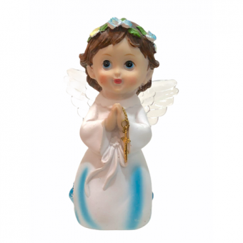 Rb97905-1 anjo azul reza  15 cm