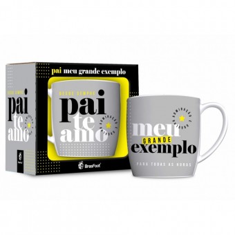 10701 CANECA PORCELANA URBAN 360ML - PAI TE AMO