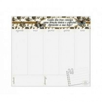 C101 PLANNER COM 52 FOLHAS - ARABESCO 20X22,5