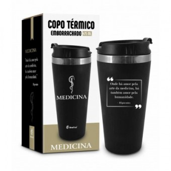 2739 copo termico emborrachado - medicina