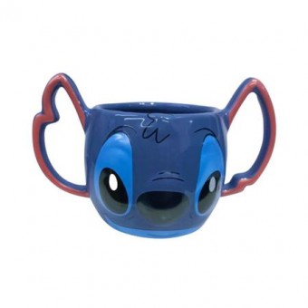 10025458 CANECA 3D 450ML STITCH PORCELANA