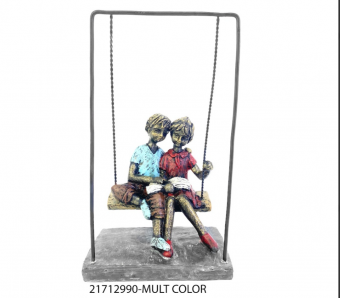21712 ESCULTURA RESINA BALANCO 14,4X11,4X24,6CM - 990