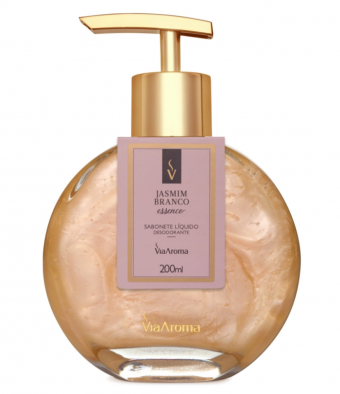 SABONETE LIQ. DESOD. 200ML CLASSICA JASMIM BRANCO ESSENCE