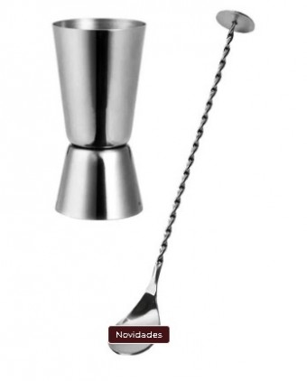 IXB04026 KIT DOSADOR COLHER BAILARINA INOX