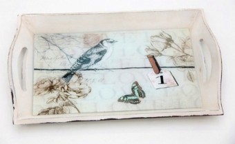 S909 BANDEJA DEC EM MADEIRA 4250  5X40X25