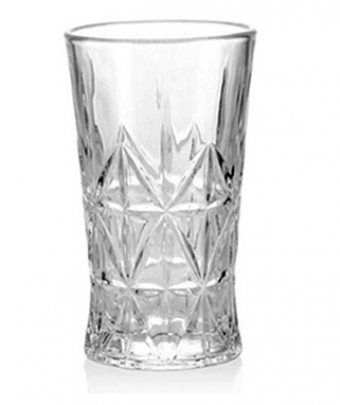 COVI068 JOGO DE COPOS DE VIDRO ELEGANCIA 305ML 06 PCS