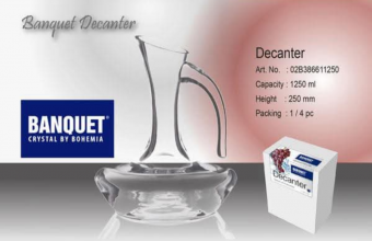 38661/1250 DECANTER  DEGUSTATION 1250 ML
