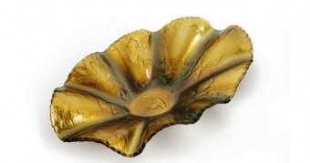 15039 centro de mesa oval ondulado g - safira