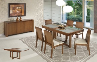 0208 - MESA ELÁSTICA ENSEADA 76cm (alt) x 90cm (larg) x 150/210cm (comp)