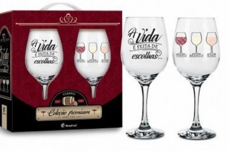 4936 TACA VINHO C/ 2UN - A VIDA ESCOLHAS