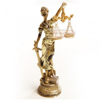 QMH21805621 DAMA DA JUSTICA 19CM