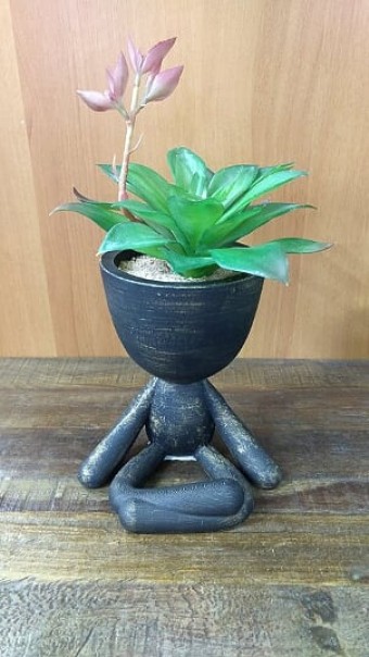 ROY BIG MED-08 ROY BIG-08 BIG ROY MEDITANDO RESINA DOURADO