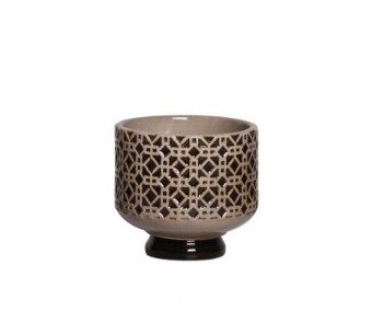 6487 CACHEPOT EGIPCIO PEQ COFFEE