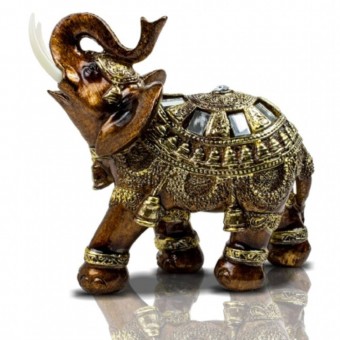TELF-G300 ENFEITE DE RESINA ELEFANTE