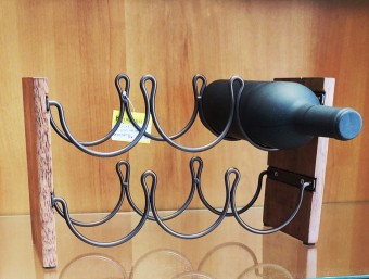 Ag3231 suporte para garrafa de vinho aramado ag3231
