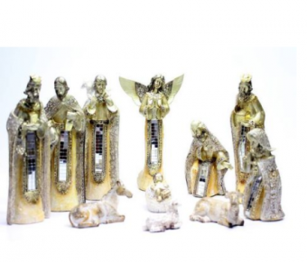 Rb29315-11 presepio  madre perola 11pcs 15 cm