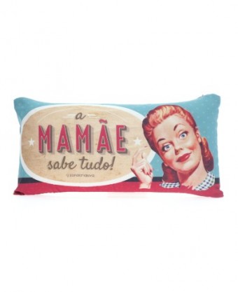 10061665 ALMOFADA FIBRA 20X40 MAMÃE SABE TUDO.