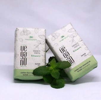 Sabonete vegano hortela relaxante 180g