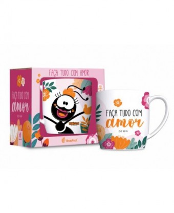 12032 CANECA PORCELANA URBAN 300ML FE1 - SMILINGUIDO FACA TUDO COM AMOR